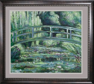 Claude Monet Japanese Bridge Limited Edition on paper