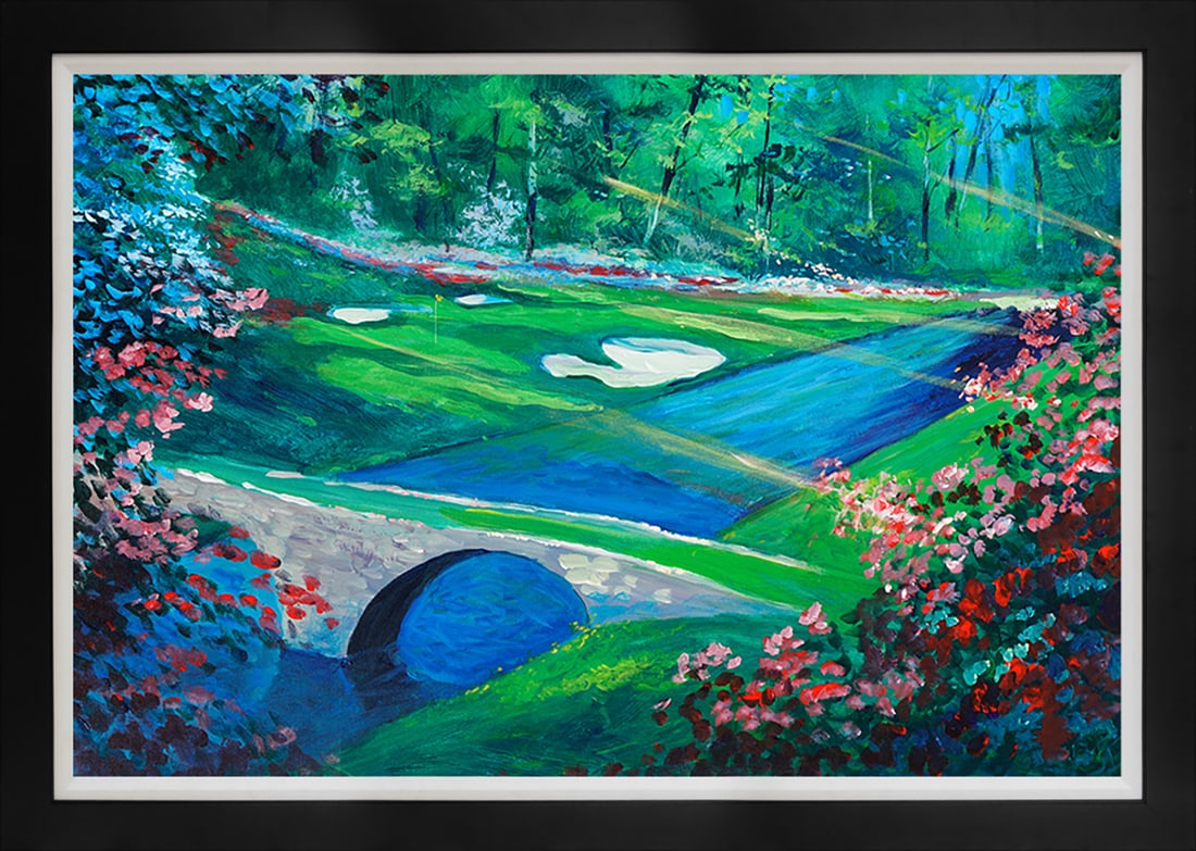 Michael Schofield Landscape Mixed Media Original on canvas: Michael Schofield Mixed Media Original on canvas. Hand signed by the artist. Approx 30 x 24 image size. Includes certificate. Custom framed. This work was purchased directly from the artist.