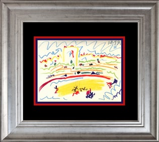 Pablo Picasso Lithograph 60 years ago Corrida