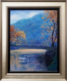 Robert Copple Hand embellished on canvas Limited Edition