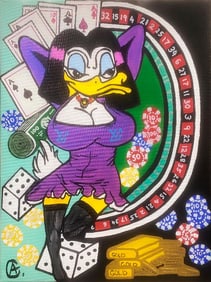 OIriginal mixed media on canvas by Art Chorny