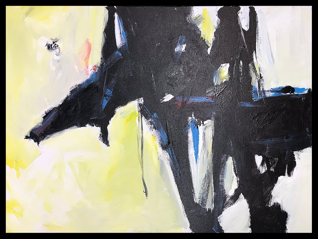 Abstract Original on canvas by Michael Schofield: Michael Schofield Landscape Original. 48 x 36 inches Approx. One of a kind original. Hand signed by the artist. Includes certificate of authenticity. This work was purchased directly from the artist.