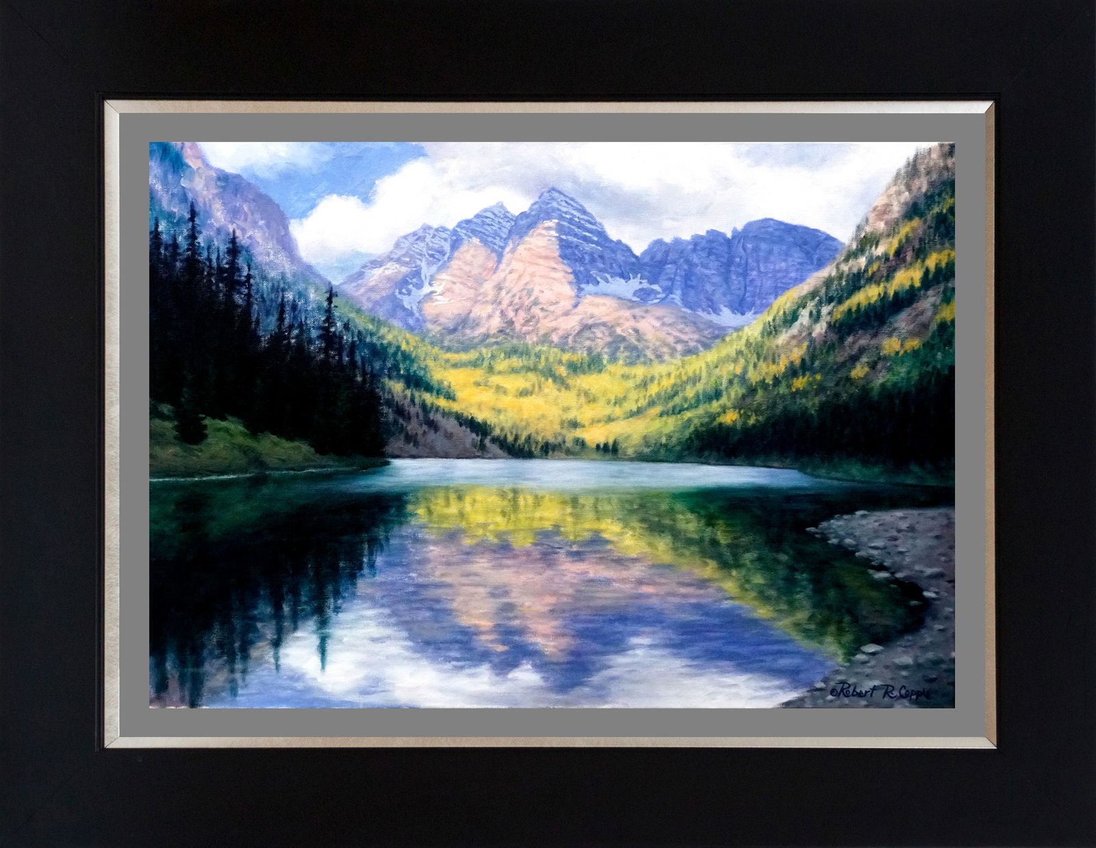 Robert Copple Mixed Media original on canvas: Robert Copple Mixed media original on canvas Hand signed by the artist.. Custom framed. Includes certificate. Approx 30x24 image size inches This work was purchased directly from the artist.