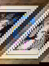 Pablo Picasso Lithograph Marina Picasso Edition: Pablo Picasso Lithograph Marina Picasso Collection Hand signed by Marina Picasso from 1982. Authorized by Picasso. Signed in the plate Approx 24x19 inches image size Custom framed and includes certifi