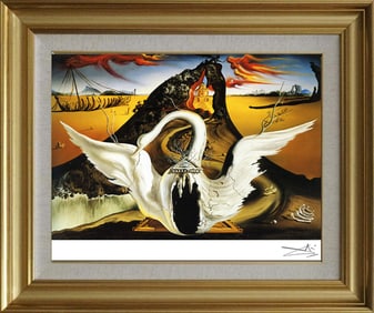 Salvador Dali color plate lithograph on paper