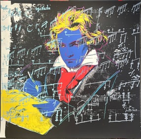 Andy Warhol Serigraph Beethoven