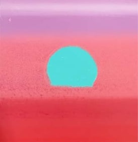 Serigraph by Andy Warhol Sunset 1972