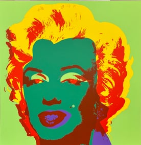 Marilyn Monroe Andy Warhol Serigraph Limited Edition Sunday B. Morning