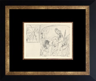 Pablo Picasso Lithograph Vollard Collection from 1956 Germany