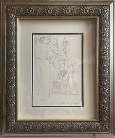 Pablo Picasso lithograph numbered limited edition of 300 with official Museum stamp