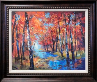 Michael Schofield Original mixed media on canvas Landscape