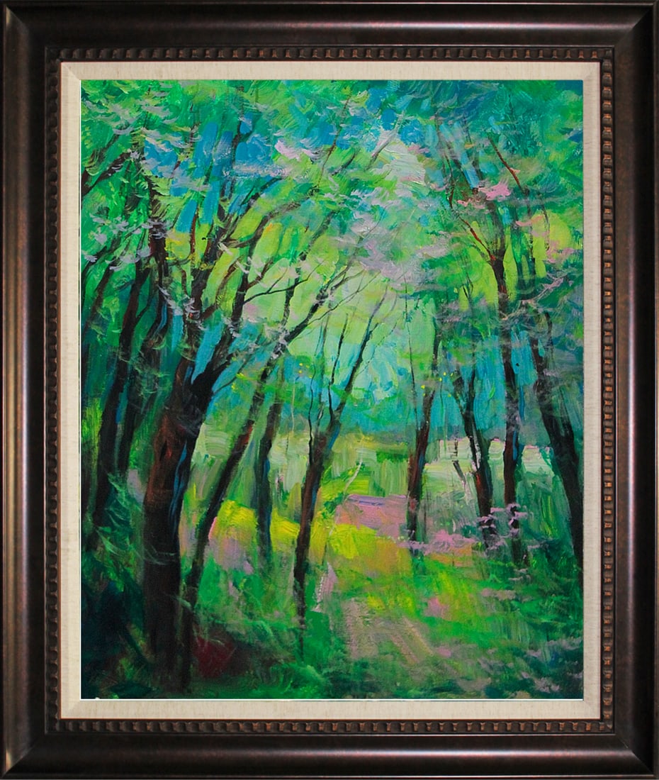Michael Schofield Original on canvas landscape: Michael Schofield Original on canvas. One of a kind. Hand signed by the artist. Approx 30x38 inches. Custom framed. Includes certificate of authenticity. This work was purchased directly from the arti