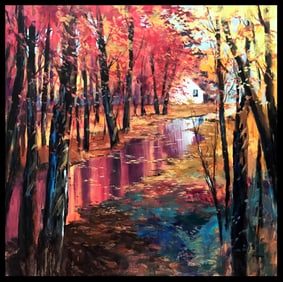 Original on canvas by Michael Schofield landscape