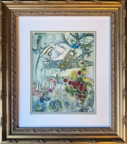 Marc Chagall Lithograph from 1970