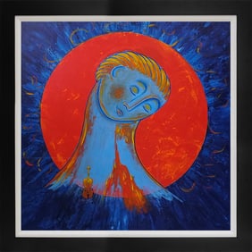 Original on canvas by Gaylord Soli 36x36 inches image size