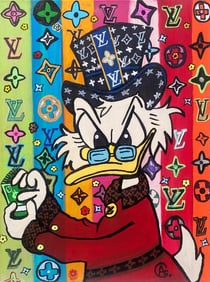 Original mixed media on canvas by Art Chorny