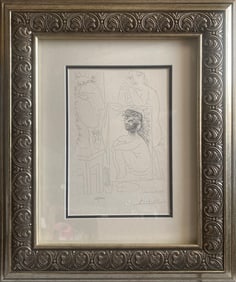 Pablo Picasso lithograph numbered limited edition of 300 with official Museum stamp