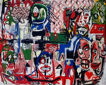 Higgs Boson. Limited Edition on paper by Gino Perez Abstract