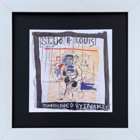 Jean Michel Basquiat Lithograph 1986
