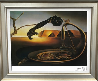 Salvador Dali color plate lithograph on paper