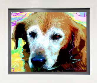 Take me please Original mixed media on canvas by David Lloyd Glover