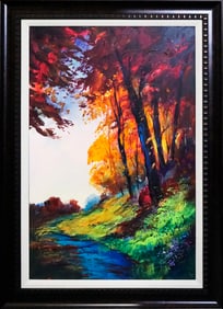 Original on canvas Michael Schofield landscape