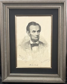Vintage Abraham Lincoln Engraving