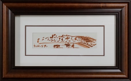 Pablo Picasso Toros y Toreros Bullfighter lithograph by Mourlot Press Paris