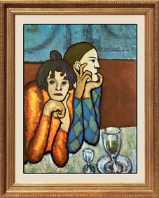 Harlequin and Companion Limited Edition by Pablo Picasso
