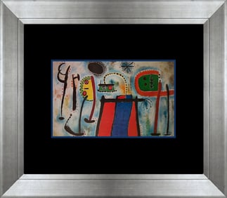 Joan Miro Color Plate Lithograph from 1968