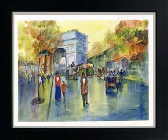 Michael Schofield Hand embellished oil on canvas