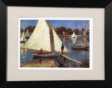Claude Monet Color Plate Lithograph Custom framed