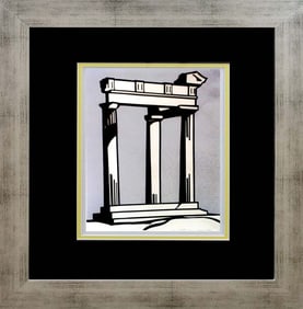 Roy Lichtenstein color plate lithograph from 1984