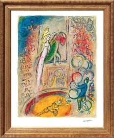 Marc Chagall-Limited Edition Lithograph Circus IV