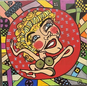 Original mixed media on canvas by Art Chorny