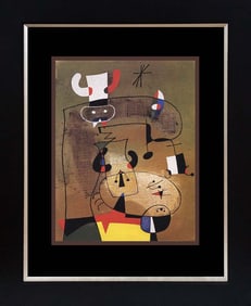 Joan Miro Color Plate Lithograph 1979