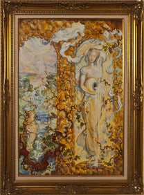 Mixed media original  on canvas by Arina Serenity