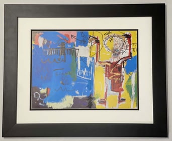 Jean Michel Basquiat Color Plate Lithograph