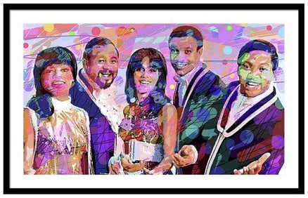 5th Dimension original mixed media on canvas by David Lloyd Glover