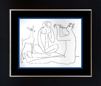 Picasso Original Lithograph 1955 Antibes Collection