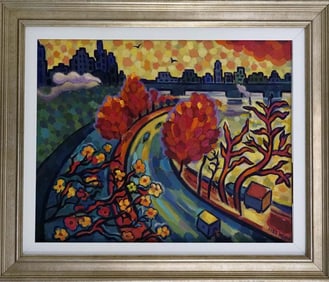 Katherine Arion mixed media on canvas