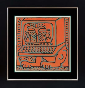 Keith Haring Lithograph  Haring
