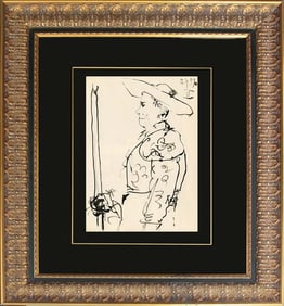 Pablo Picasso Original Lithograph 1961 Mourlot Press