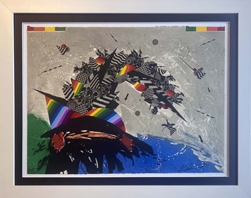 Georges Dussau Limited Edition Original Colored Etching