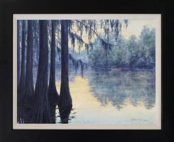 Robert Copple Mixed media original on canvas