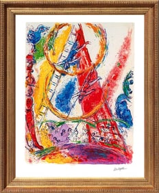 Marc Chagall-Limited Edition Lithograph Circus III