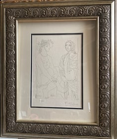 Pablo Picasso lithograph numbered limited edition of 300 with official Museum stamp