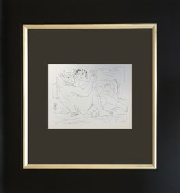Pablo Picasso Lithograph printed in Paris on velin d'arches paper almost 100 years ago!
