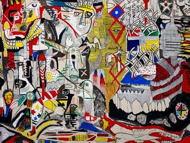 Civilization Abstract Limited Edition on paper by Gino Perez