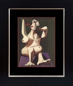 Pablo Picasso Color Plate Lithograph after Picasso from 1970